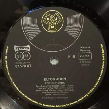 Elton John: Pop Chronik