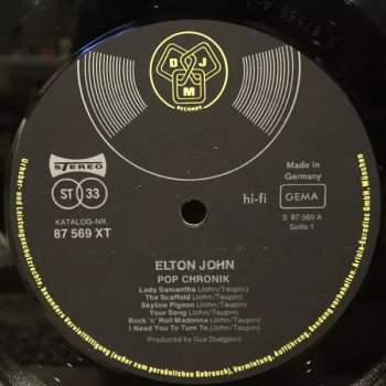 Elton John: Pop Chronik