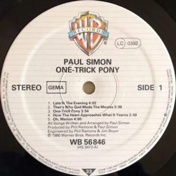 Paul Simon: One-Trick Pony