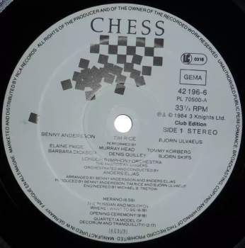 Benny Andersson: Chess