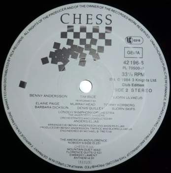 Benny Andersson: Chess