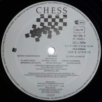 Benny Andersson: Chess