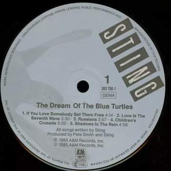 Sting: The Dream Of The Blue Turtles