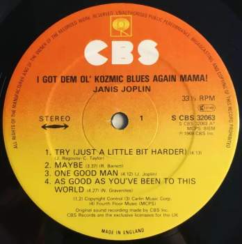 Janis Joplin: I Got Dem Ol' Kozmic Blues Again Mama!