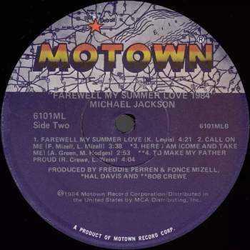 Michael Jackson: Farewell My Summer Love 1984