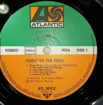 Yes: Close To The Edge