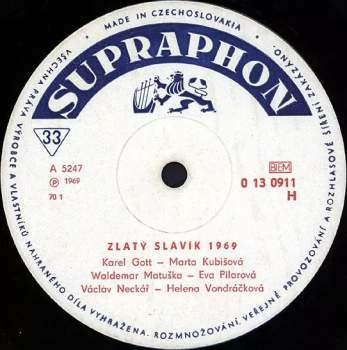 Various: Zlatý Slavík 1969