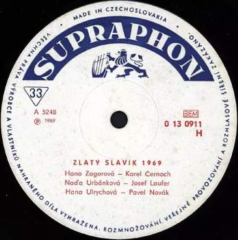 Various: Zlatý Slavík 1969