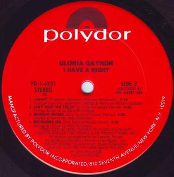Gloria Gaynor: I Have A Right