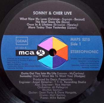Sonny & Cher: Sonny & Cher Live
