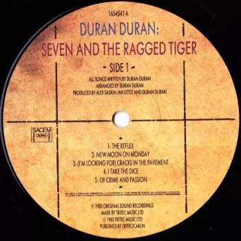 Duran: Seven And The Ragged Tiger