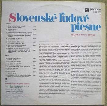 Ľudová Hudba Eugena Farkaša: Slovenské Ľudové Piesne (Slovak Folk Songs)