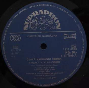 Jan Hora: Organ Works