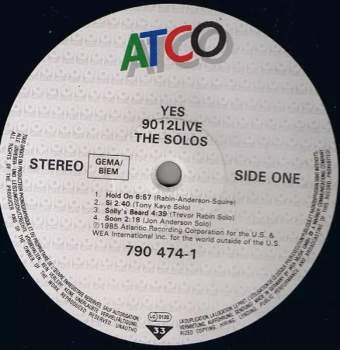 Yes: 9012Live • The Solos