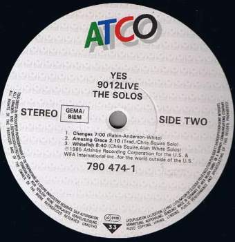 Yes: 9012Live • The Solos