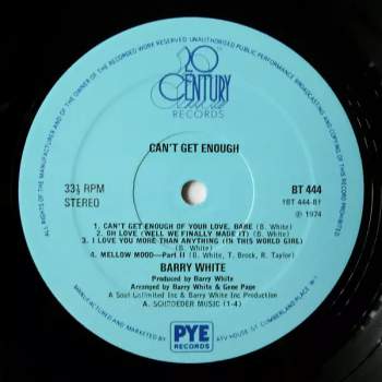 Barry White: Can't Get Enough