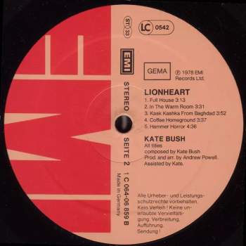Kate Bush: Lionheart