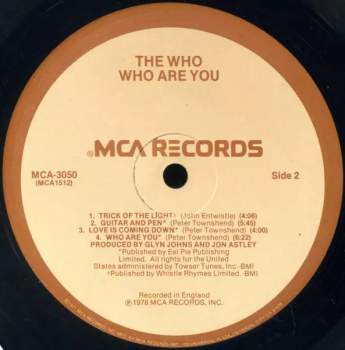 The Who: Who Are You