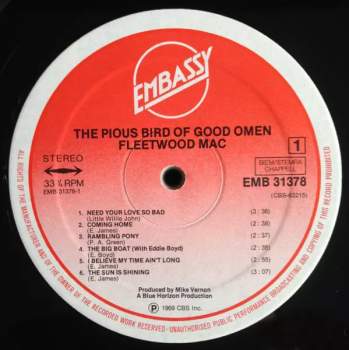 Fleetwood Mac: The Pious Bird Of Good Omen