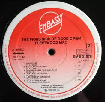 Fleetwood Mac: The Pious Bird Of Good Omen