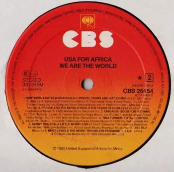 USA For Africa: We Are The World