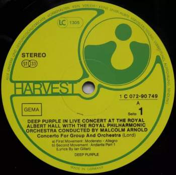 Deep Purple: Concerto For Group And Orchestra