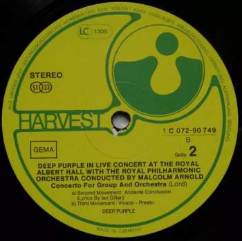 Deep Purple: Concerto For Group And Orchestra