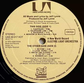 Electric Light Orchestra: A New World Record