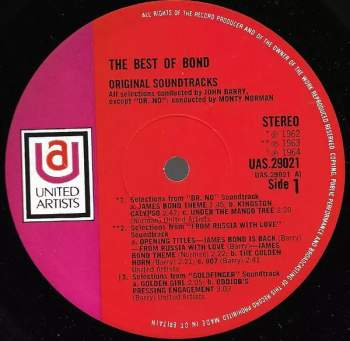Various: The Best Of Bond - The Original Soundtrack Themes