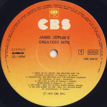 Janis Joplin: Janis Joplin's Greatest Hits