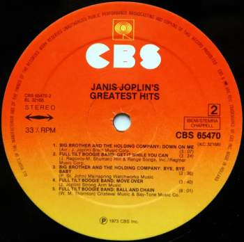 Janis Joplin: Janis Joplin's Greatest Hits
