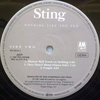 Sting: ...Nothing Like The Sun