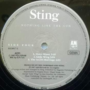 Sting: ...Nothing Like The Sun