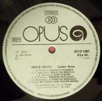 Gustav Brom: Movie, Movie …
