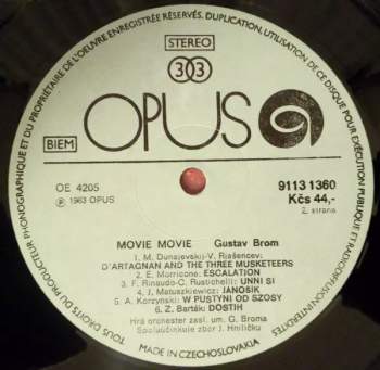 Gustav Brom: Movie, Movie …
