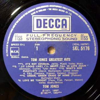 Tom Jones: Greatest Hits