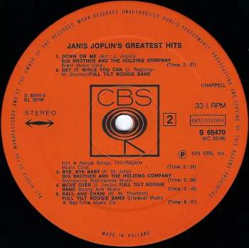 Janis Joplin: Janis Joplin's Greatest Hits