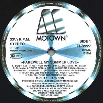 Michael Jackson: Farewell My Summer Love