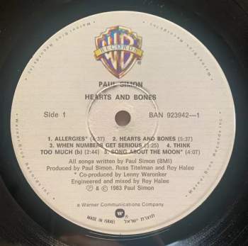 Paul Simon: Hearts And Bones