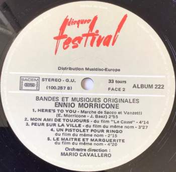 Ennio Morricone: Les Grandes Musiques De Films D'Ennio Morricone