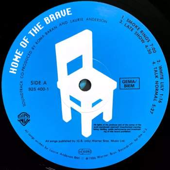 Laurie Anderson: Home Of The Brave