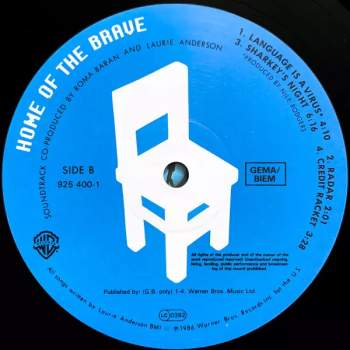 Laurie Anderson: Home Of The Brave