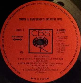Simon & Garfunkel: Simon And Garfunkel's Greatest Hits