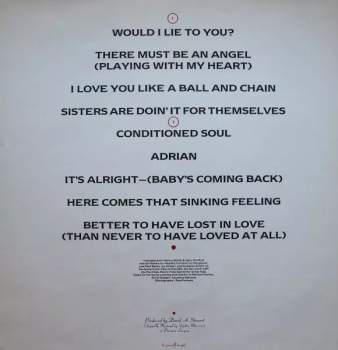 Eurythmics: Be Yourself Tonight