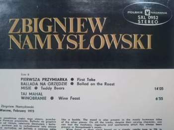 Zbigniew Namysłowski: Winobranie
