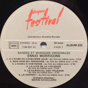 Ennio Morricone: Bandes Et Musiques Originales