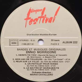 Ennio Morricone: Bandes Et Musiques Originales