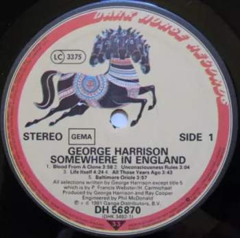 George Harrison: Somewhere In England