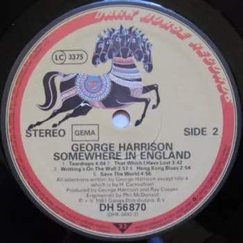 George Harrison: Somewhere In England