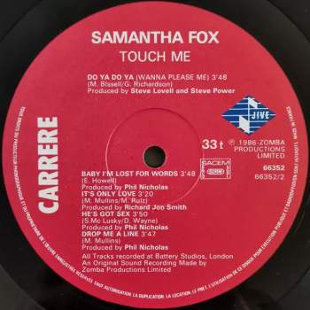 Samantha Fox: Touch Me